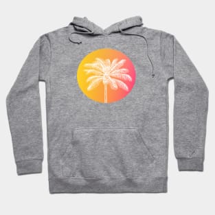 White palm tree Hoodie